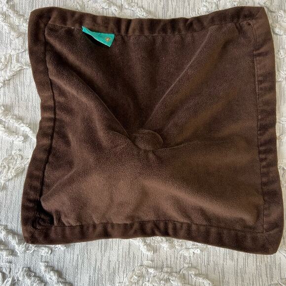 Tiddlywinks Puppy Dog Baby Security Blanket Blue Brown Plush Soft Lovey - Picture 2 of 5